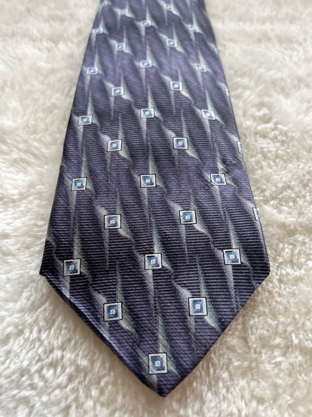 Dior 100% Silk Men's Geometric Tie